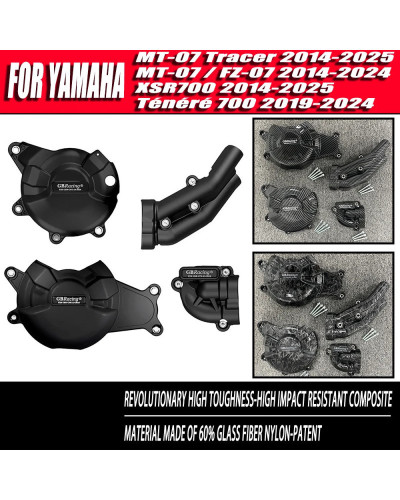 Cubierta protectora del motor para YAMAHA MT07 FZ07 SXR700 2014-2025 M