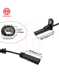 HONGWIN-Sensor ABS de velocidad de rueda delantera, trasera, izquierda y derecha, 34526791223, 34526791225, para BMW serie 1, 2,