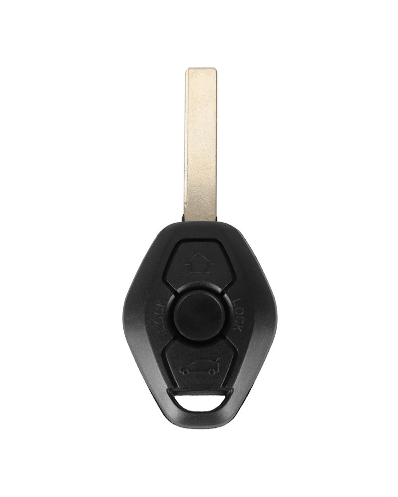 KEYYOU-carcasa de mando a distancia sin cortar para BMW, carcasa de 3 botones para BMW Serie 3, 5, 7, Z3, Z4, X3, X5, M5, 325i, 