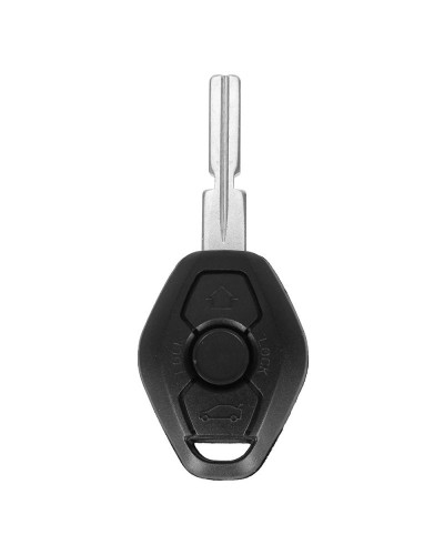 KEYYOU-carcasa de mando a distancia sin cortar para BMW, carcasa de 3 botones para BMW Serie 3, 5, 7, Z3, Z4, X3, X5, M5, 325i, 