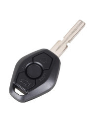 KEYYOU-carcasa de mando a distancia sin cortar para BMW, carcasa de 3 botones para BMW Serie 3, 5, 7, Z3, Z4, X3, X5, M5, 325i, 