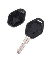 KEYYOU-carcasa de mando a distancia sin cortar para BMW, carcasa de 3 botones para BMW Serie 3, 5, 7, Z3, Z4, X3, X5, M5, 325i, 