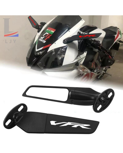 Espejo retrovisor de ala fija CNC para motocicleta, accesorio para HON