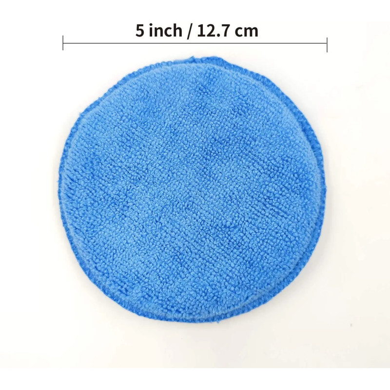 Soft Microfiber Car Wax Applicator Pad Advanced Round Car paint Polishing and Waxing Sponges Cars Paint Detailing Care Tools