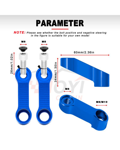 Extensión de espejos retrovisores para motocicleta, adaptador extensor