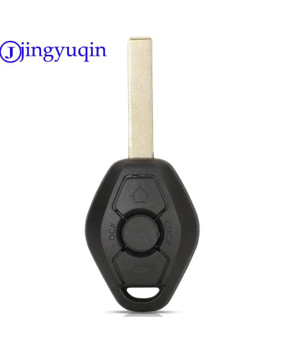 Jingyuqin-mando a distancia para coche, carcasa de llave para BMW Serie 3/5/7, sistema CAS2, 868Mhz con Chip ID46, hoja HU58 HU9