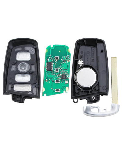 Llave remota inteligente sin llave, 315Mhz, 434Mhz, 868MHz, para BMW serie 5, 7, 528i, 530i, 535i, 550i, 740i, F01, F10, CAS4 + 