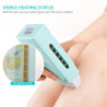 foreverlily Depilatory Wax Heater Machine Roll On Wax Cartridge Hair Removal Cream Heating Device Home Epilator Waxing Warmer