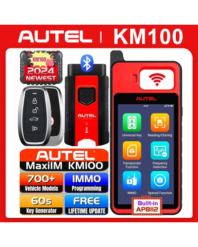 Autel MaxiIM KM100 Key Fob Programming Immobilizer Tool 2PCS Autel IKE