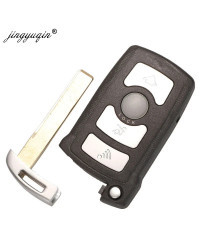 jingyuqin 4 botones clave remoto Fob 315 / 315LP / 433Mhz / 868Mhz para BMW SERIE 7 E65 E66 con la viruta ID46 7953 CAS1 Sistema