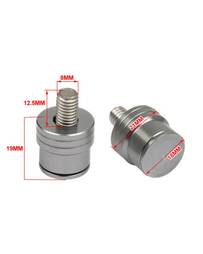 Tapa de tornillo de aluminio para motocicleta Piaggio Vespa GTS 250 30