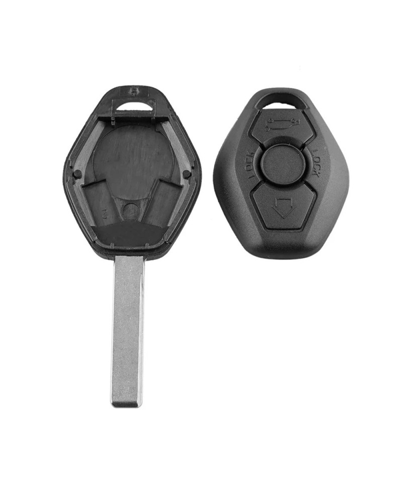 Funda para mando a distancia de coche, carcasa de 3 botones para BMW E81, E46, E39, E60, E61, E63, E38, E83