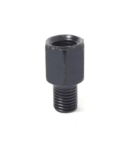 Par de adaptadores de espejo de motocicleta negros M10 10MM M8 8MM esp