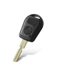 KEYYOU-Funda de mando a distancia para coche, carcasa de llave sin cortar, botones 2/3, compatible con BMW E31, E32, E34, E36, E