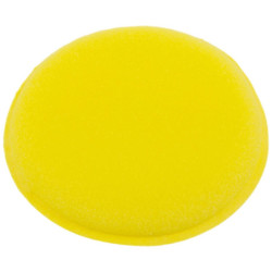 Foam Sponges Yellow Pads Waxing Polishing Applicator Cleaning 100*6mm Fine pore polyester 12pcs Auto Sale 2018