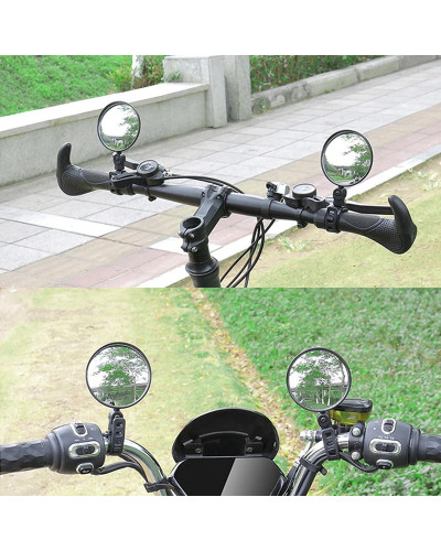 Espejo retrovisor Universal para manillar de motocicleta, para bicicle