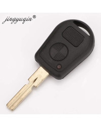 Jingyuqin-carcasa de llave de coche, mando a distancia, 2 botones, reemplazo, para BMW E31, E32, E34, E36, E38, E39, E46, Z3