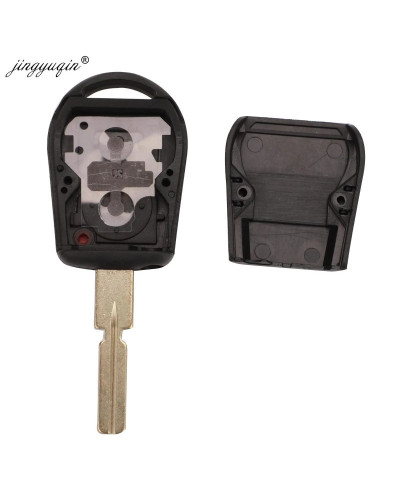 Jingyuqin-carcasa de llave de coche, mando a distancia, 2 botones, reemplazo, para BMW E31, E32, E34, E36, E38, E39, E46, Z3