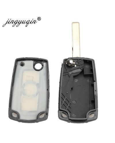 Carcasa de llave abatible de 3 botones para BMW, carcasa de mando a distancia para BMW E36, E38, E39, E46, E53, E60, E61, E63, E