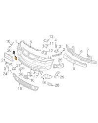 Tapa de cubierta de gancho de remolque de parachoques delantero para BMW, embellecedor deportivo de plástico negro, tapa de ojo 