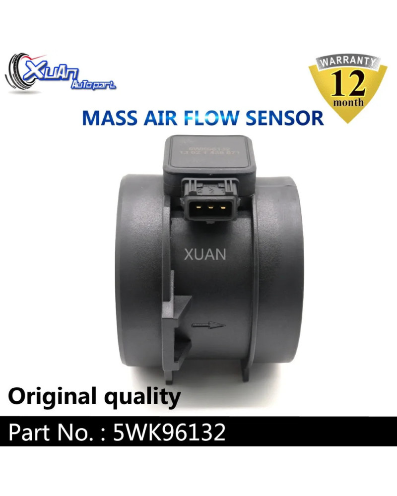 SENSOR medidor de flujo másico de aire XUAN MAF 5WK96132 para BMW 330i 330xi 330Ci 530i X5 Z3 E39 E36 E46 E53 3,0 13621438871 14