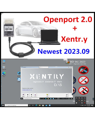 Newest Xentry 2023.09 Diagnostic Software Remote Install with Tactrix 