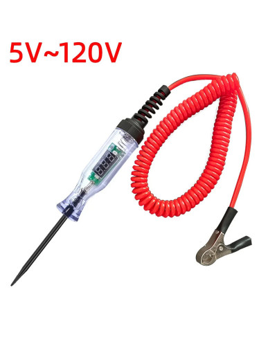 5V To 90V Car Tester Pen Voltage Circuit Test DC Digital Display Elect