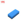 1/2pcs Car Ceramic Coating Sponge Applicator Glass Nano Wax Coat Sponges Blue Square Sponge and Cloth Car Cleaning Brush