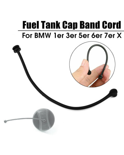 Cable de banda para tapa de tanque de combustible, accesorio para BMW Serie 3, E46, E90, E91, E92, E93, negro, NBR, resistente a