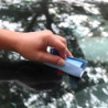 1/2pcs Car Ceramic Coating Sponge Applicator Glass Nano Wax Coat Sponges Blue Square Sponge and Cloth Car Cleaning Brush