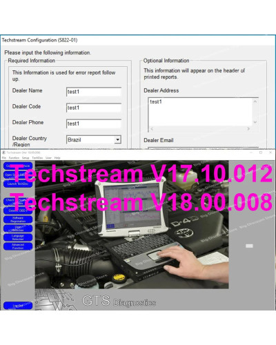 Techstream 18.00.008 Car Repair Tools Diagnostic Equipment For diagnos