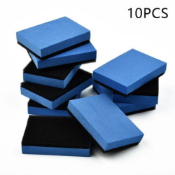 10Pcs Car Buffing Polishing Pads Cutting Sponge Pads Ceramic Coating Sponge Glass Nano Wax Coat Applicator Polishing Pads