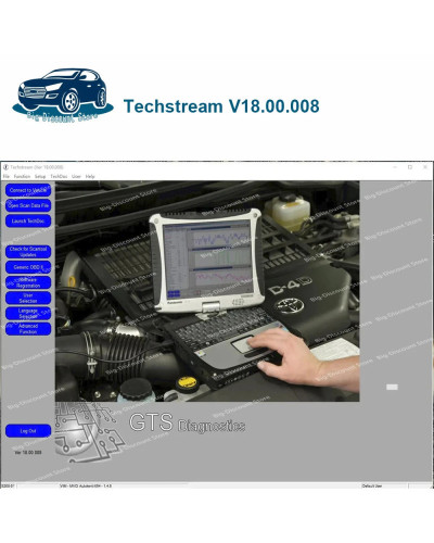 Techstream 18.00.008 Car Repair Tools Diagnostic Equipment For diagnos