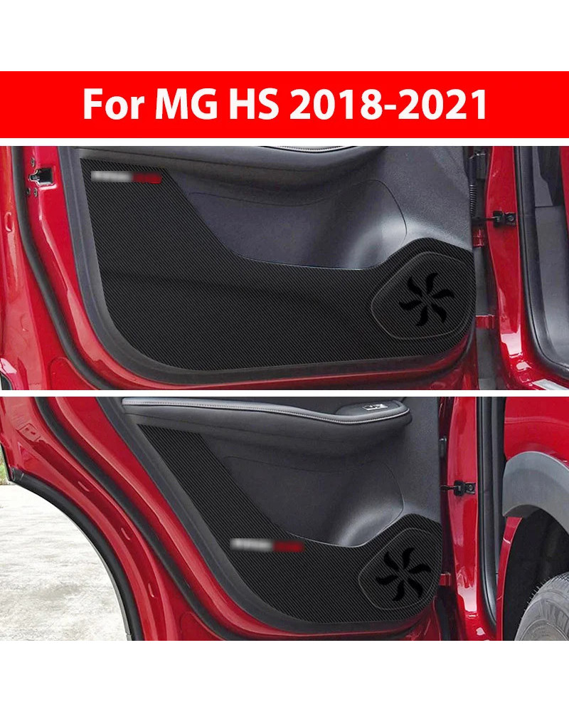 Pegatinas de protección antipatadas para puerta de coche, accesorios de decoración Interior para MG ZS 2017-2021 GS 2015-2021 HS