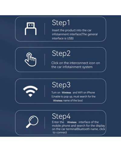 Adaptador Carplay inalámbrico 2 en 1, Bluetooth 5,0, para Apple, iOS, Android, USB inteligente, Plug and Play, para Havel, Kia, 