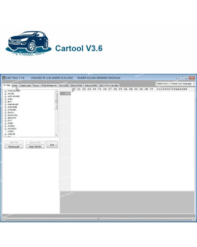 software V3.6 Cartool tuning auto Automobile Maintenance 3.6 cartool R