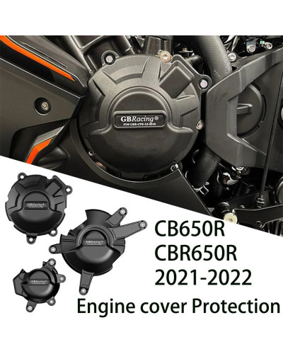 Cubierta protectora de motor para HONDA CB650R y CBR650R, 2021, 2022, 