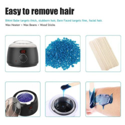 Hair Removal Wax Heater Machine with Digital Display Screen Depilatory Hard Wax Melt Warmer Paraffin Waxing Beans Epilator