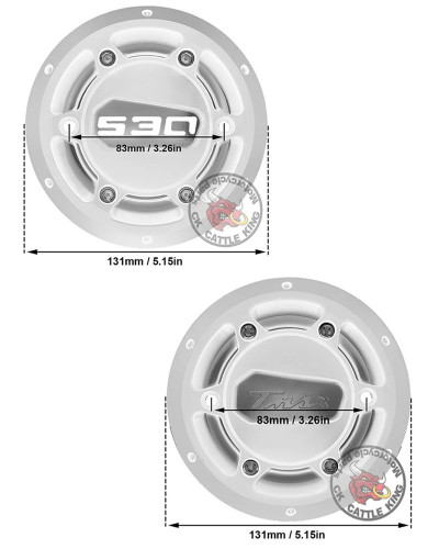 Cubierta de motor para motocicleta CNC, accesorios para Tmax 530/500 t