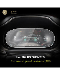 Membrana de panel de instrumentos para coche MG HS 2019-2023, película protectora de TPU, accesorios antiarañazos, velocímetro