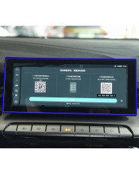 Película protectora de pantalla de vidrio templado para coche, accesorio Protector de pantalla de Radio y navegación GPS para MG