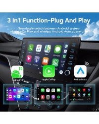 XUDA-reproductor multimedia 4 en 1 con Android para coche, dispositivo inteligente con IA, CarPlay inalámbrico para MG, ZS, EV, 