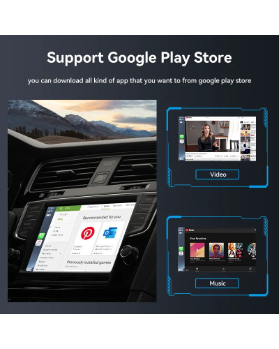 XUDA-reproductor multimedia 4 en 1 con Android para coche, dispositivo inteligente con IA, CarPlay inalámbrico para MG, ZS, EV, 