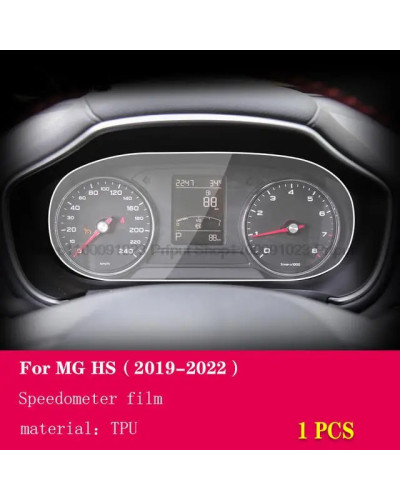 Consola Central Interior de coche, película protectora TPU transparente antiarañazos para MG HS 2019-2022