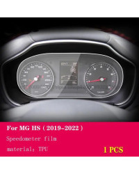 Consola Central Interior de coche, película protectora TPU transparente antiarañazos para MG HS 2019-2022