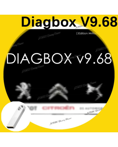 Diagbox 9.68 software for PP2000 VM inspection tools diagnostics for c