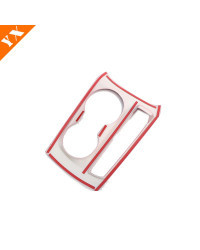 Embellecedor de aspecto rojo para ventana de coche, accesorios para MG 5, consola central de elevación de vidrio, Panel de inter