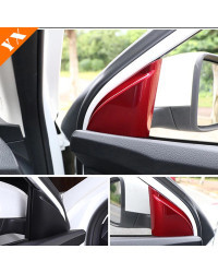 Embellecedor de aspecto rojo para ventana de coche, accesorios para MG 5, consola central de elevación de vidrio, Panel de inter