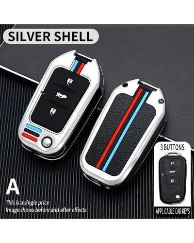 Carcasa protectora para llave de coche, accesorios para Roewe RX5 MG, MG3, MG5, MG6, MG7, ZS GT GS 350, 360, 750, 3 botones