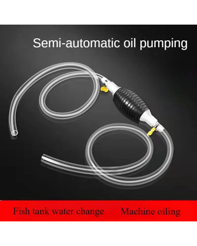 Universal Car Fuel Pump Kit DIY Cut Pipe Manual Hand Suction Pipe Pump